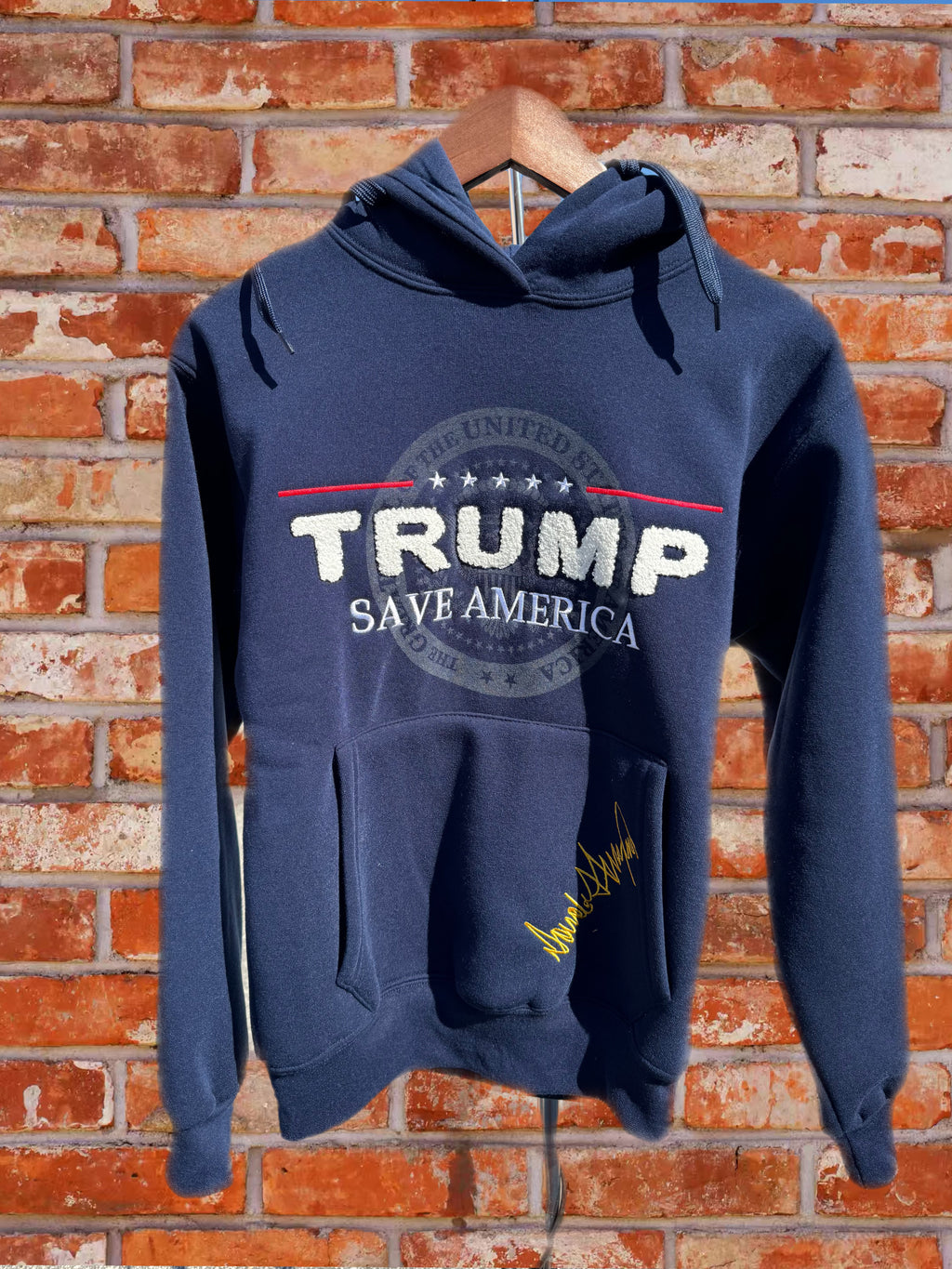 TRUMP PRESIDENTIAL SEAL HOODIE PULL OVER LIMITED EDITION