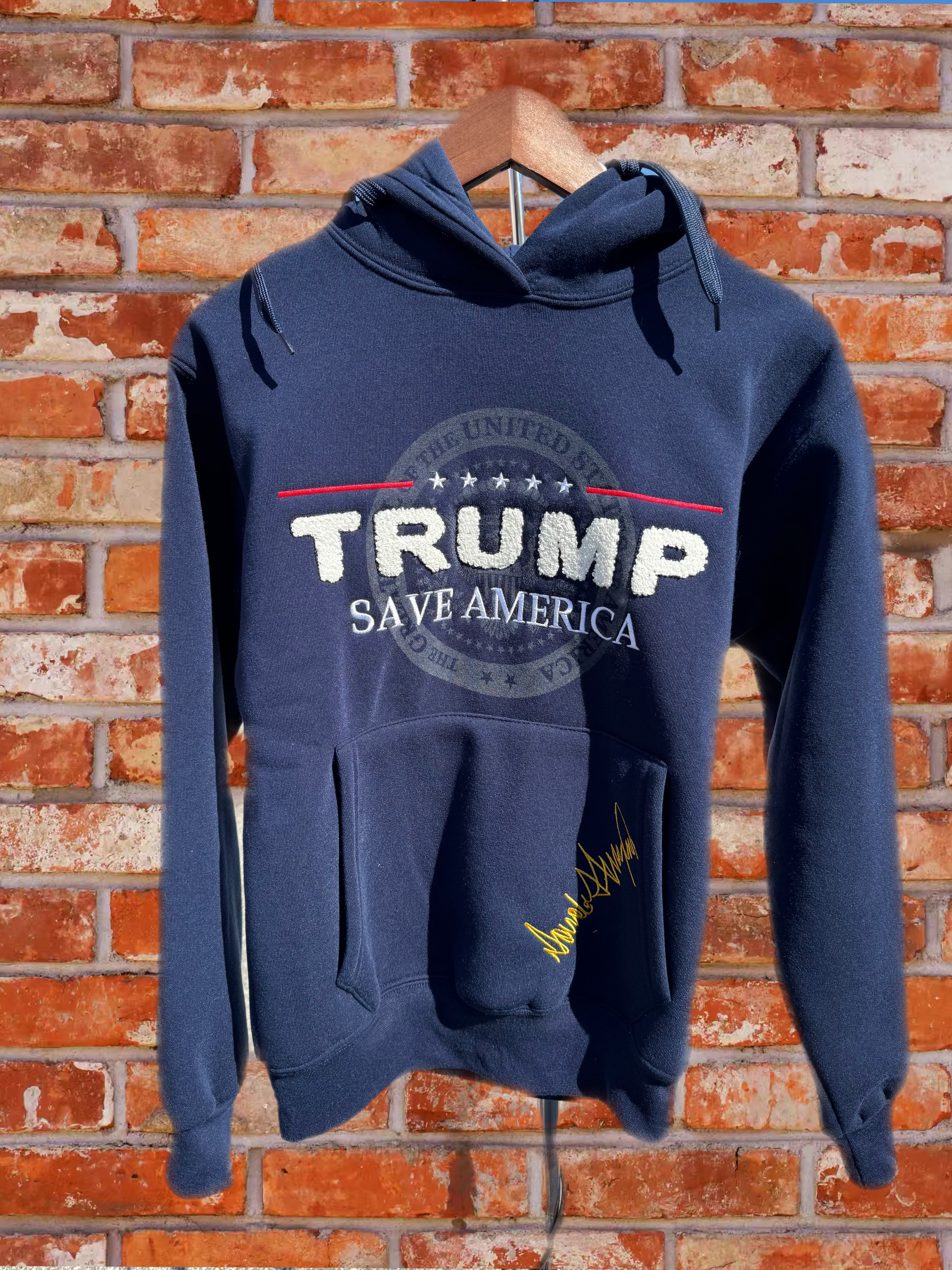 TRUMP PRESIDENTIAL SEAL HOODIE PULL OVER LIMITED EDITION