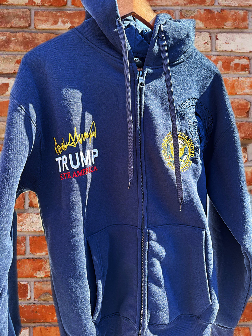 TRUMP ZIP UP PRESIDENTIAL SEAL HOODIE LIMITED EDITION
