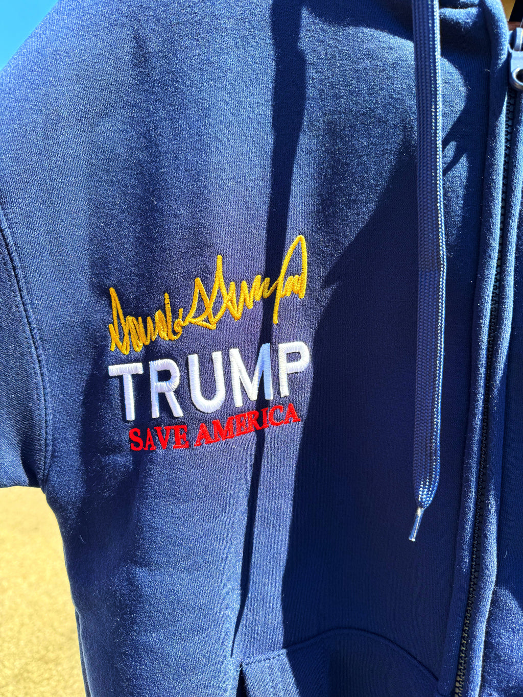 TRUMP ZIP UP PRESIDENTIAL SEAL HOODIE LIMITED EDITION