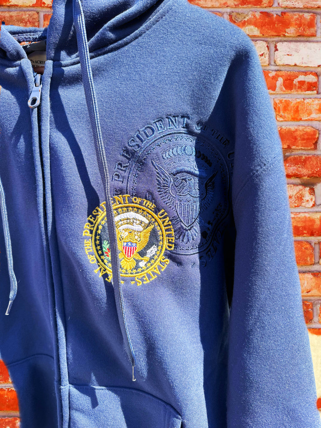 TRUMP ZIP UP PRESIDENTIAL SEAL HOODIE LIMITED EDITION