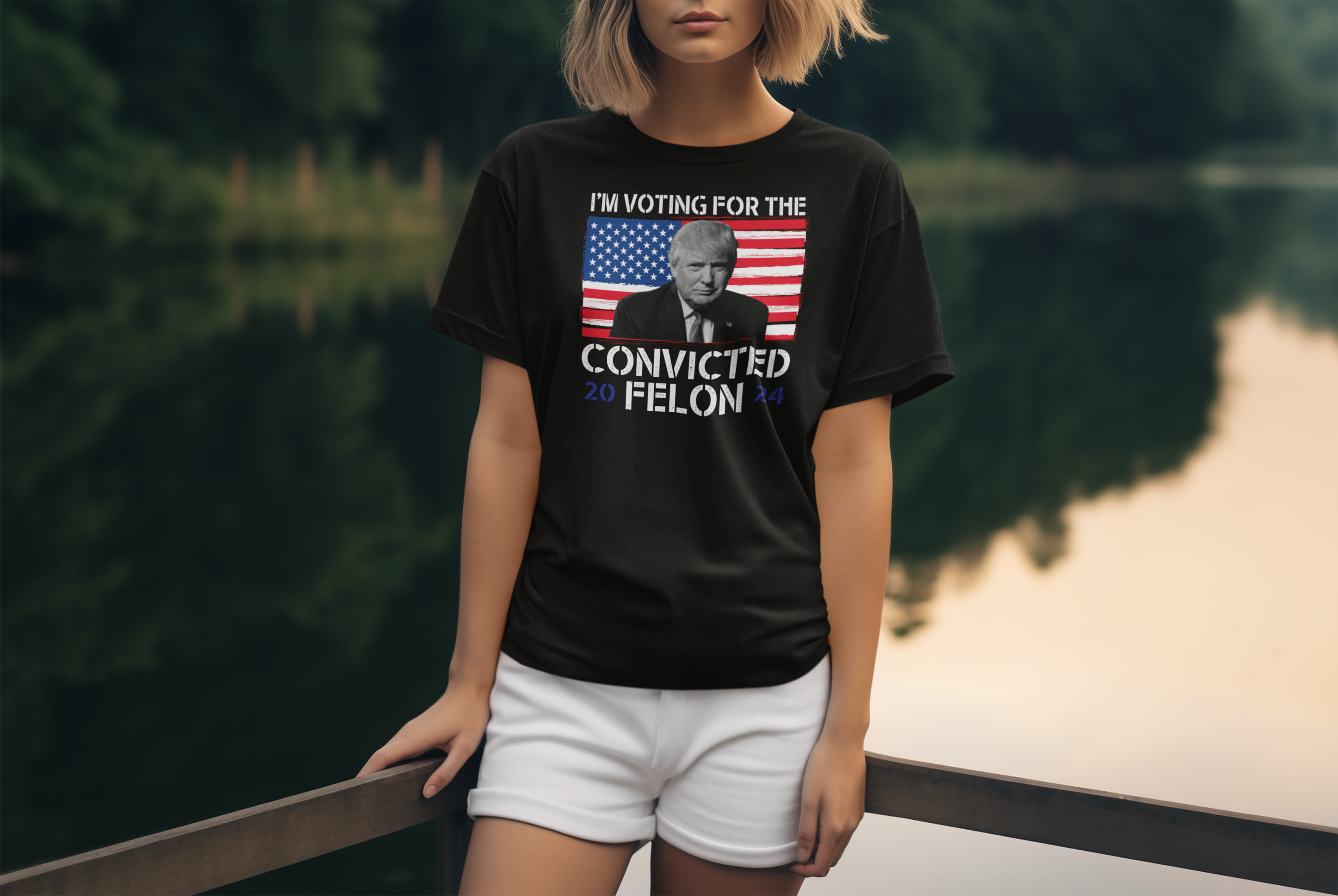 I'M VOTING FOR THE CONVICTED FELON