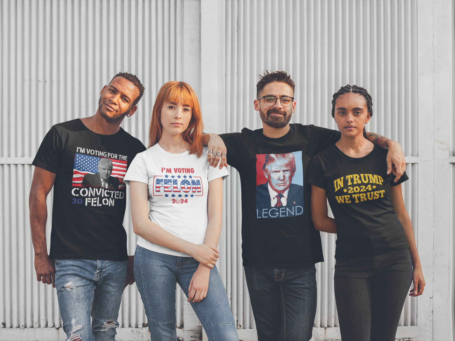 I'M VOTING FOR THE CONVICTED FELON