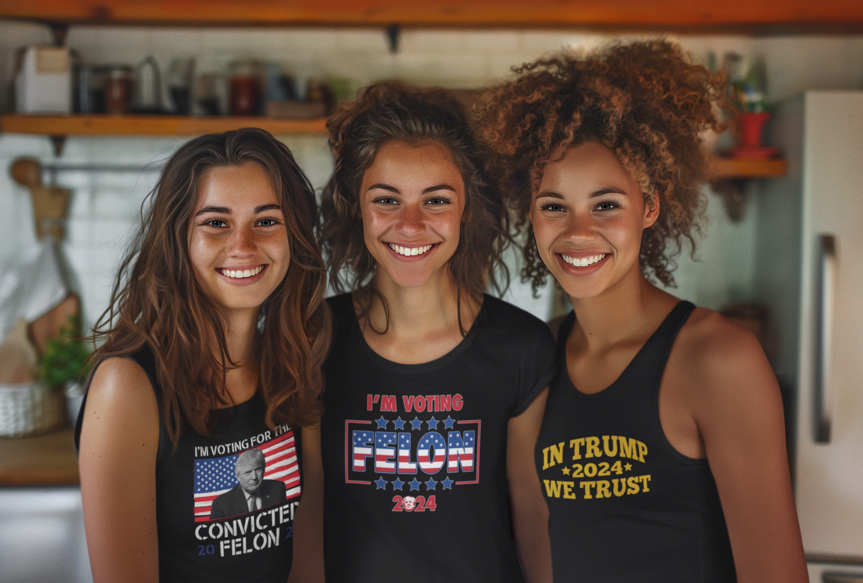 IN TRUMP WE TRUST 3D GOLD